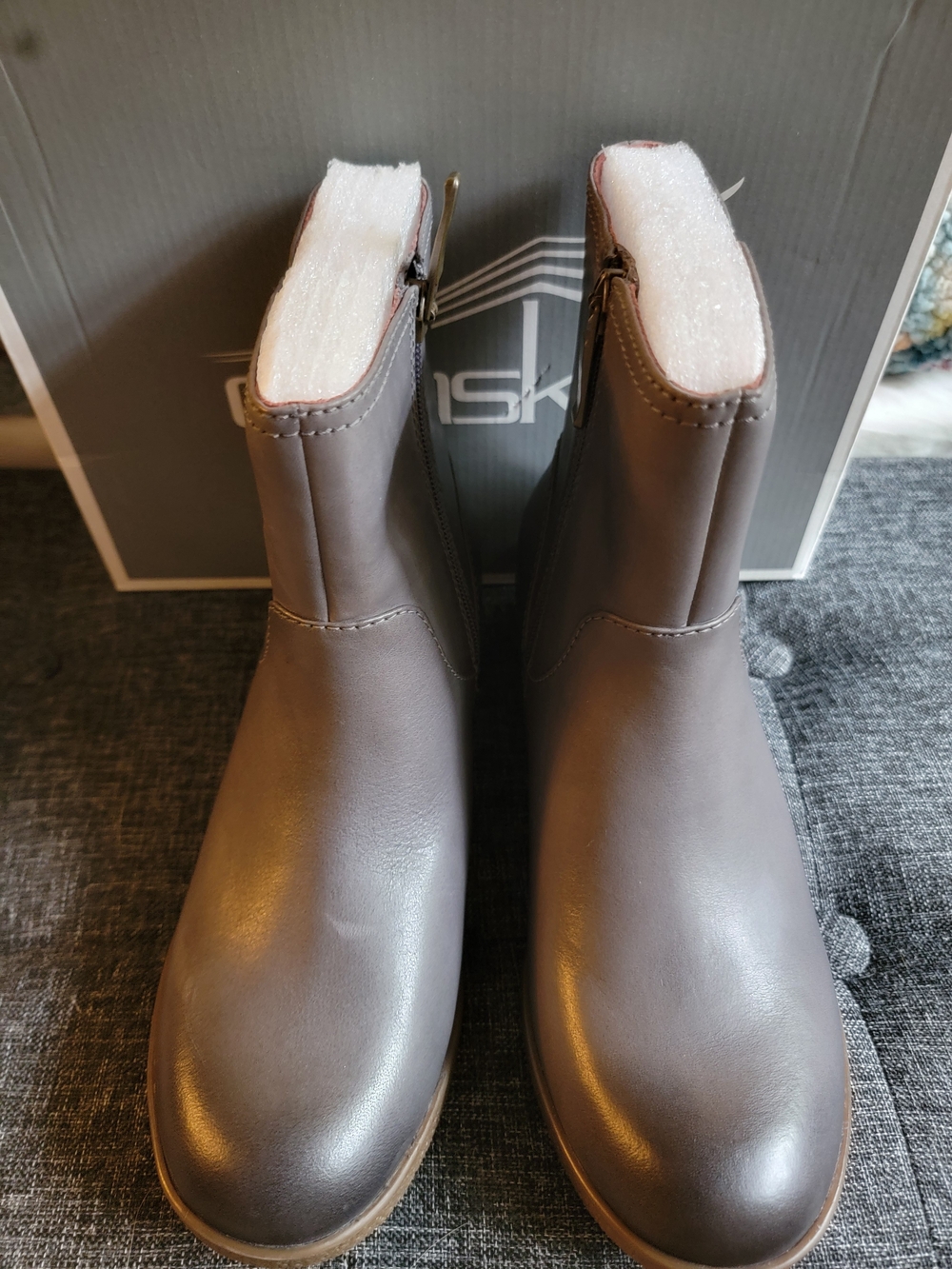Dansko Bethanie Waterproof Gray Ankle Boots